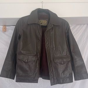 Real leather jacket
